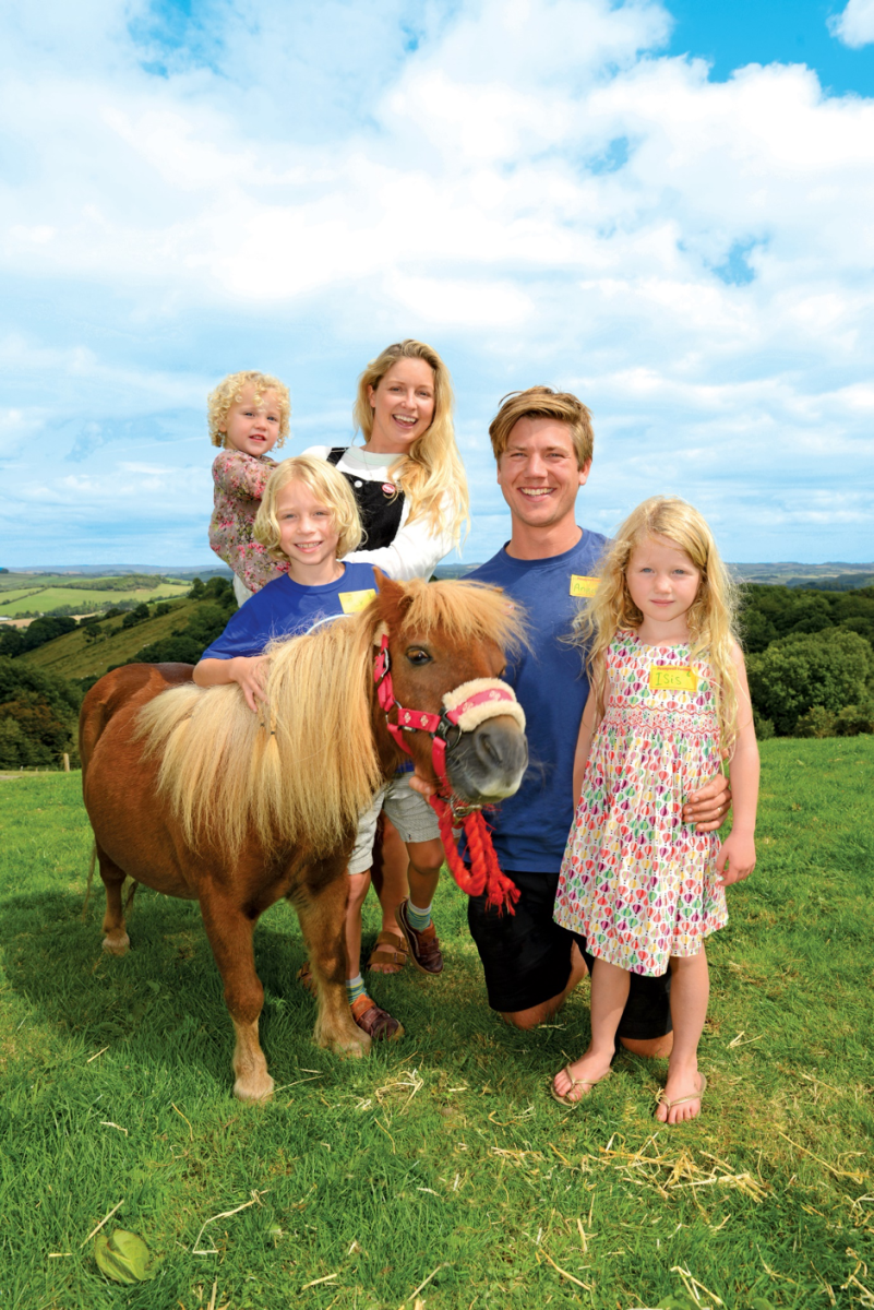 Family at Pennywell Farm